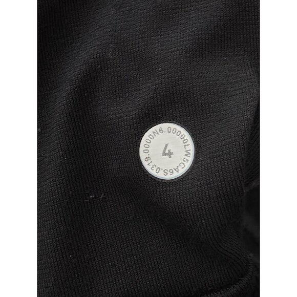 Lululemon Warm Down Charcoal Soft Velour Athleisure Athletic Jogger Sz 4 - Picture 9 of 10